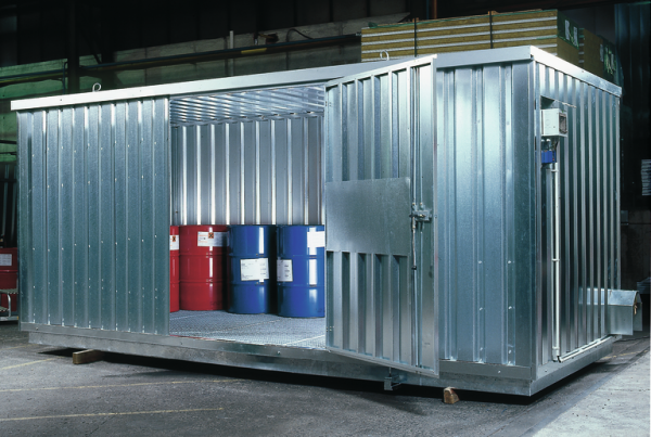 Sicherheits-Lagercontainer Auffangvolumen: 1000 l