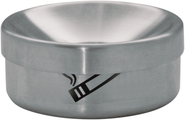 Safety table ashtray stainless steel, cap. 0.2 l